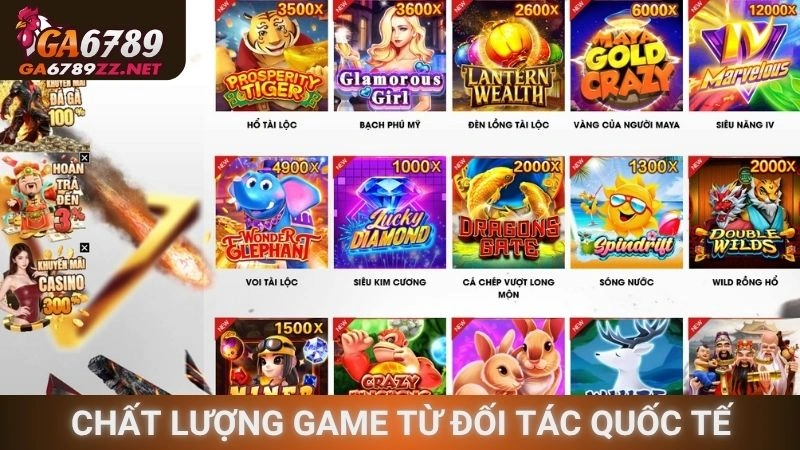 Đảm bảo chất lượng game từ đối tác quốc tế