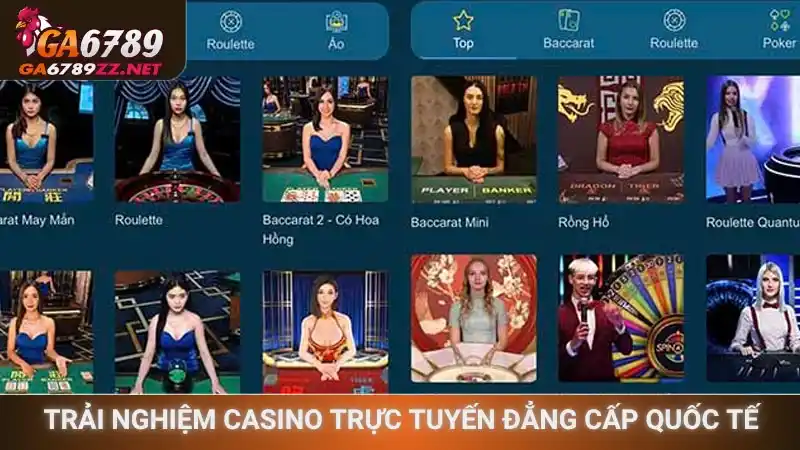 Trải nghiệm casino trực tuyến đẳng cấp 5 sao quốc tế