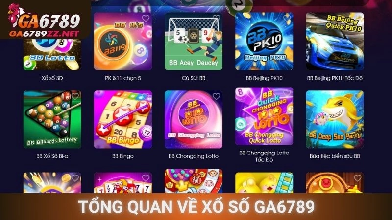Tổng quan về xổ số Ga6789
